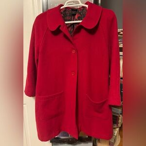 Chilling Adventures Of Sabrina Girls Red Coat, Size XL